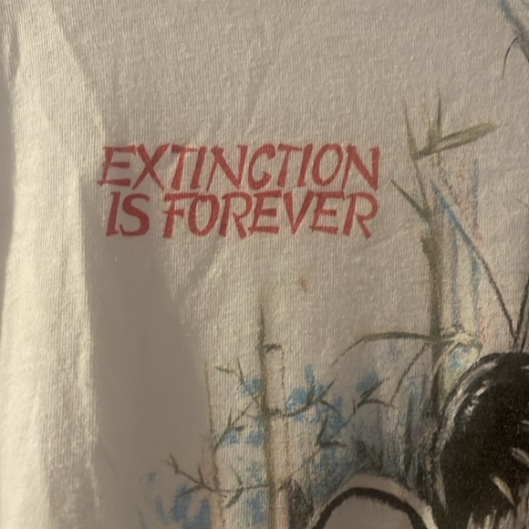 Vintage thin Panda tee size S - Picture 3 of 5